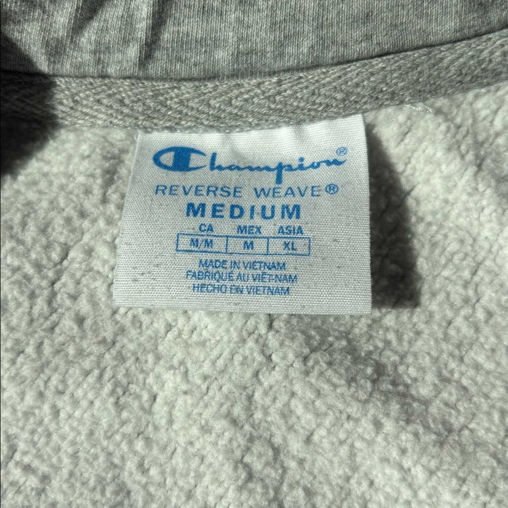 Champion Light Gray Half-Zip Pullover - Picture 4 of 4